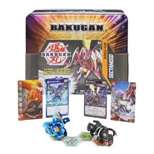 Throwing spinning top Spinmaster Bakugan Baku-Tin Sectanoid Premium Collector’s Storage Tin