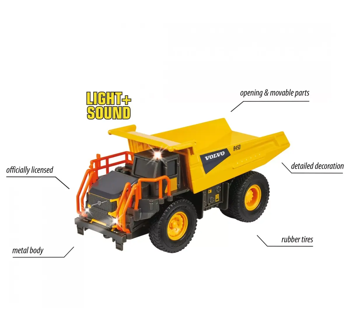 Самосвал Majorette Volvo Rigid Hauler Photo 4