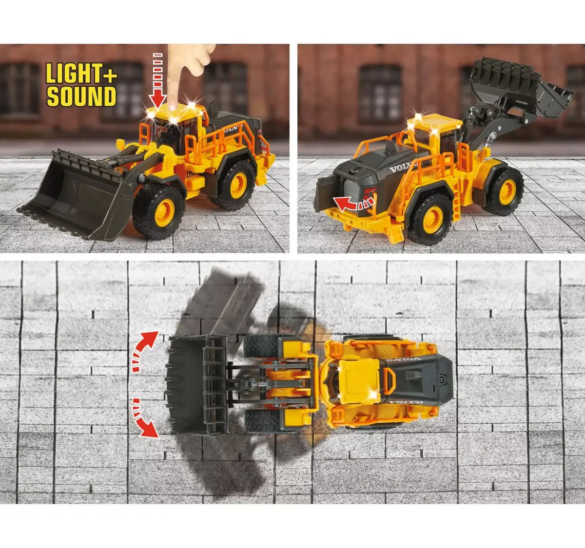 Погрузчик Majorette Volvo Wheel Loader Photo 3
