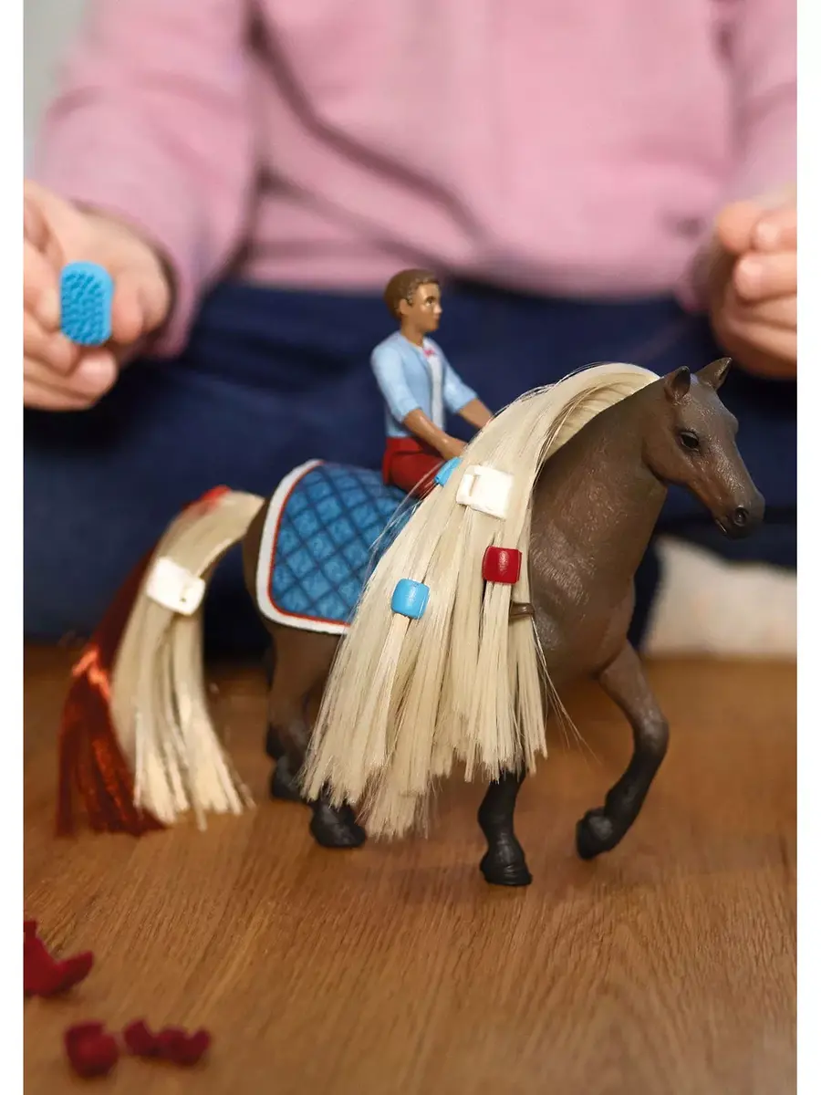schleich HORSE CLUB Sofijas skaistumu sākuma komplekts Leo un Rocky Photo 2