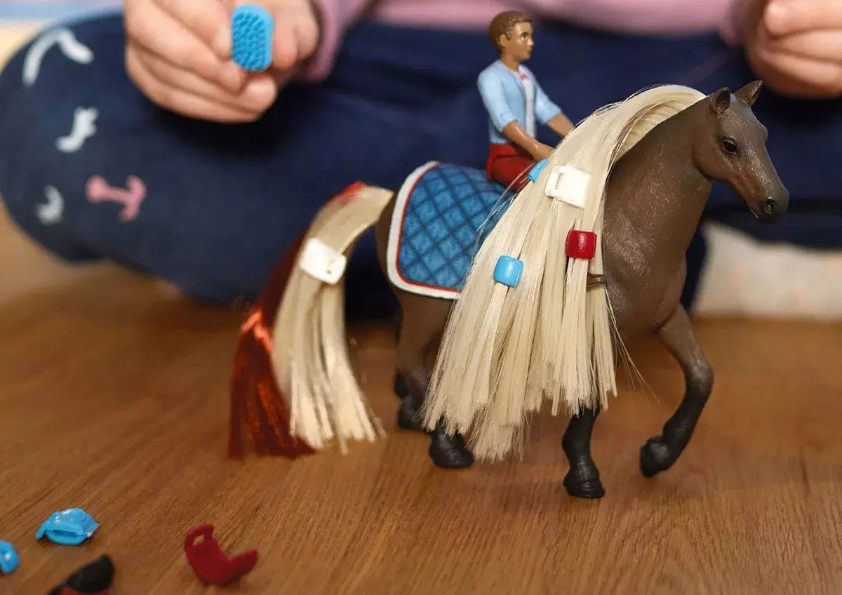 schleich HORSE CLUB Sofijas skaistumu sākuma komplekts Leo un Rocky Photo 3