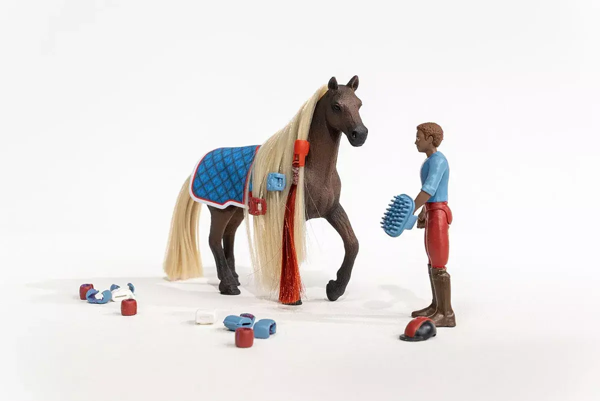 schleich HORSE CLUB Sofijas skaistumu sākuma komplekts Leo un Rocky Photo 7