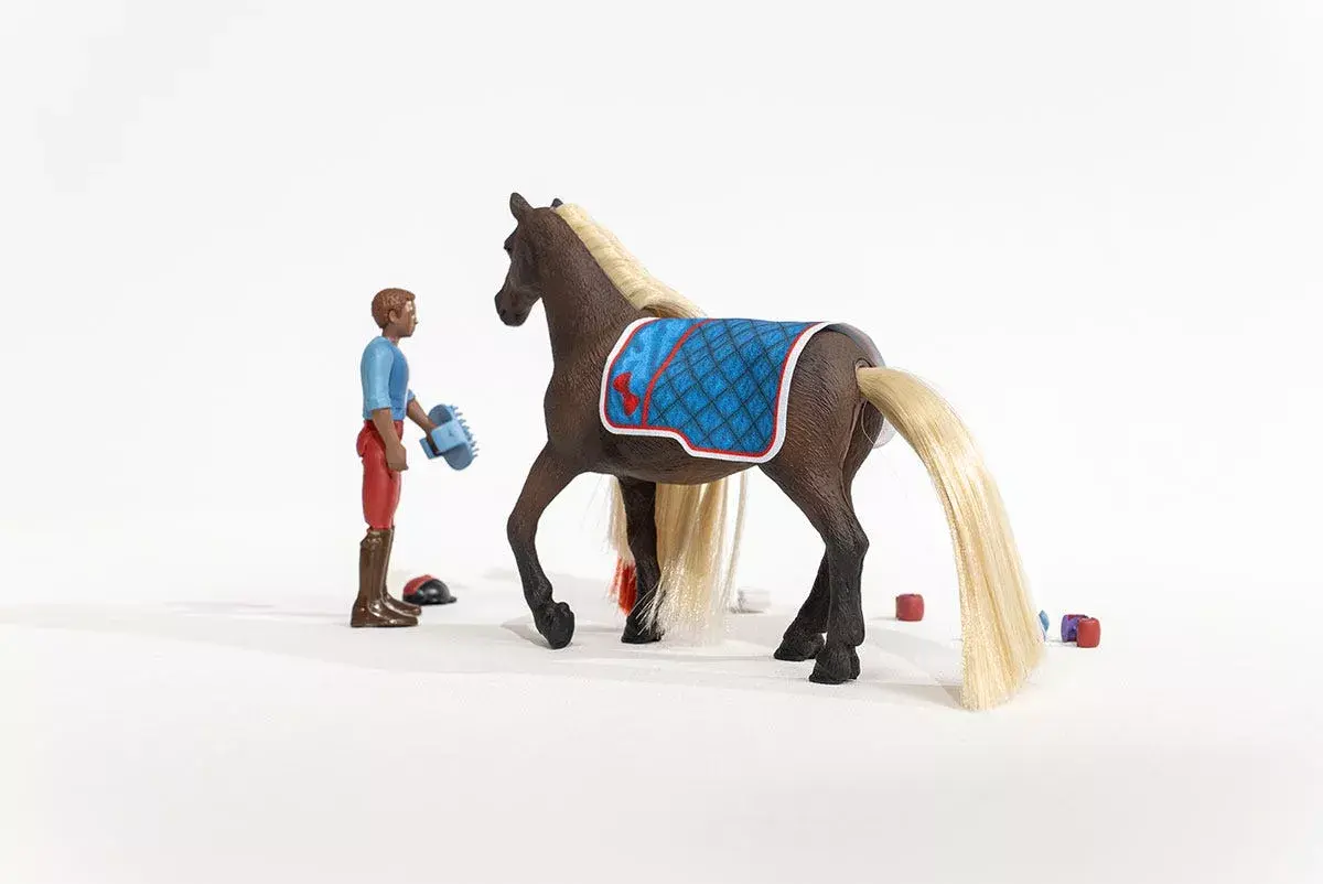 schleich HORSE CLUB Sofijas skaistumu sākuma komplekts Leo un Rocky Photo 9