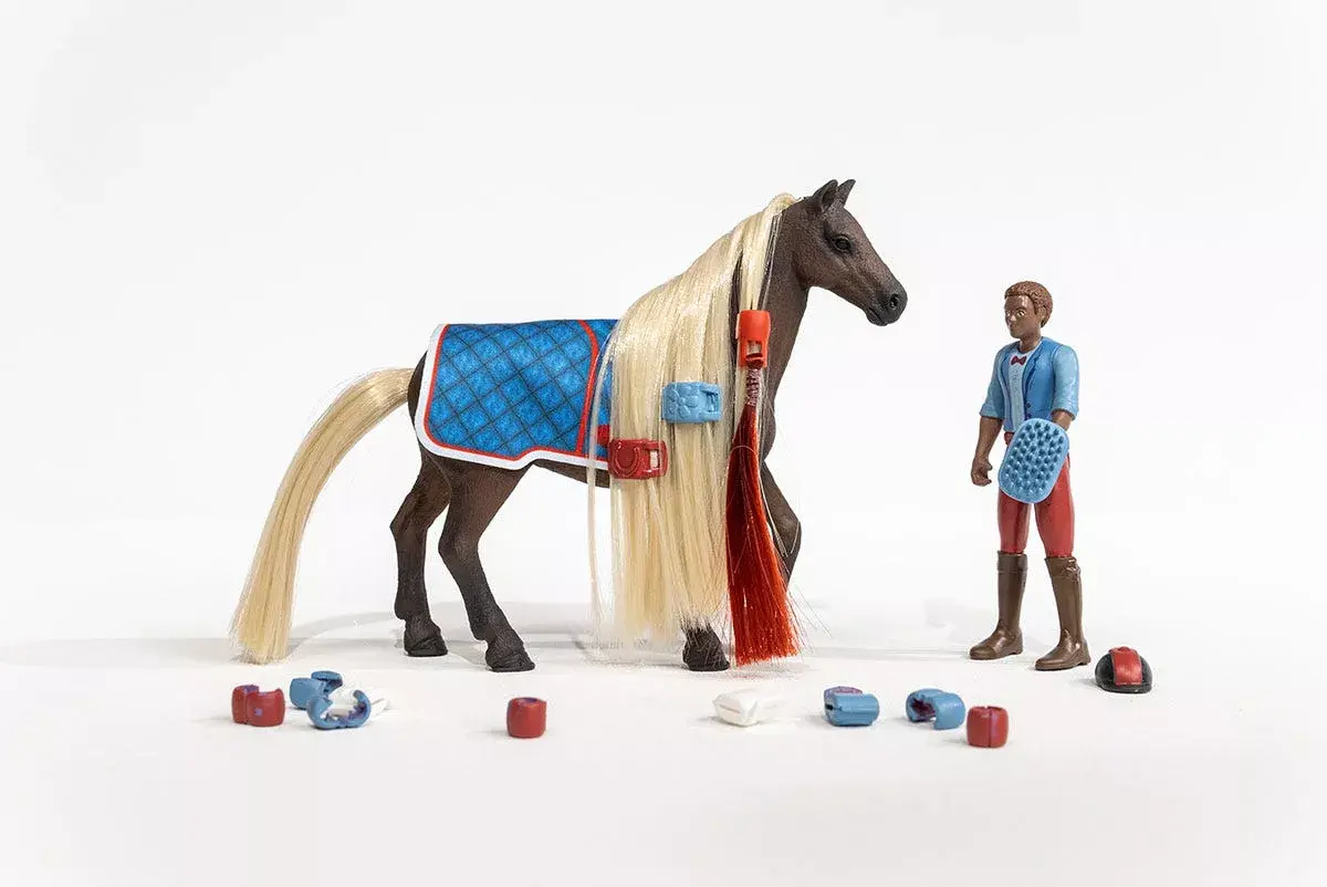 schleich HORSE CLUB Sofijas skaistumu sākuma komplekts Leo un Rocky Photo 10