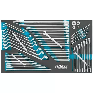 Wrench set Hazet 163-528/56 — 56-piece metric combination wrench set, size 4/3+