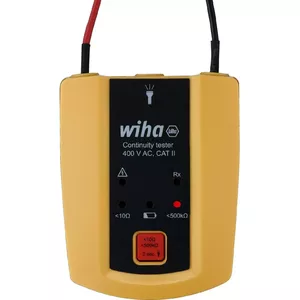 Тестер целостности Wiha 45222, портативный прибор для проверки цепи и напряжения до 400 В AC, класс безопасности CAT II