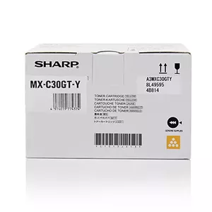 Toner Cartridge Sharp MXC30GTY 10000 pages Yellow