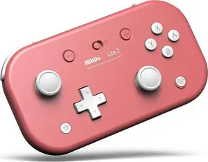 Геймпад 8Bitdo Lite 2 розовый — Bluetooth/USB, USB‑C, встроенный LiPo, Android и Nintendo Switch