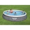 Каркасный бассейн Bestway Fast Set Round Inflatable Pool Set Photo 6