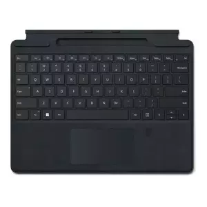 Microsoft Surface Pro Signature Keyboard with Fingerprint Reader Melns Microsoft Cover port QWERTY Spāņu