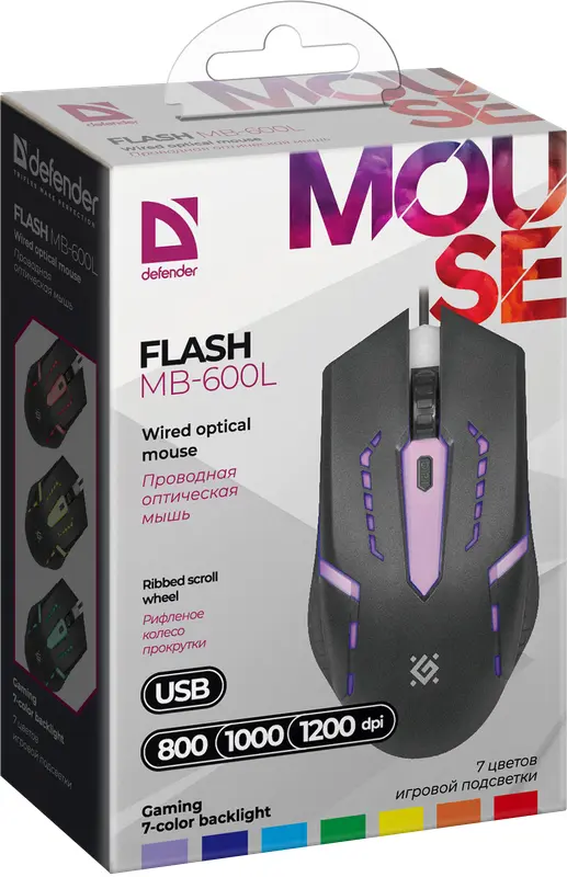 Defender FLASH MB-600L Gaming Mouse Photo 6