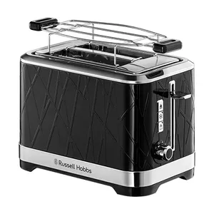 Russell Hobbs 28091-56 тостер 6 2 ломтик(а) 1050 W Черный, Нержавеющая сталь