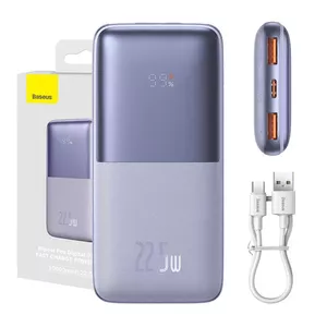 Powerbank Baseus Bipow, 10000mAh, 22,5W (violeta)