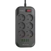 LDNIO SE6403 pagarinātājs — 6 AC, 4 USB, 2 m Photo 4