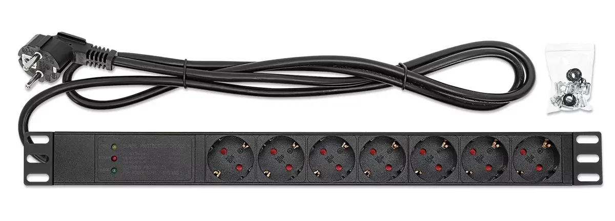 Intellinet 19" 1U Rackmount 7-выходной PDU Photo 5