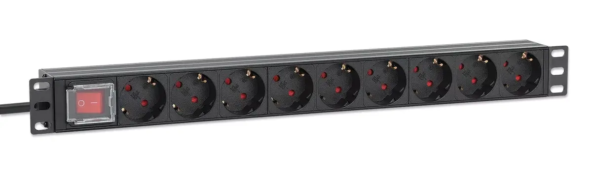 Intellinet 19" 1U Rackmount 9-канальный PDU Photo 2