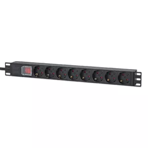 Устройство распределения питания Intellinet 19" 1U Rackmount 8-канальное 16A