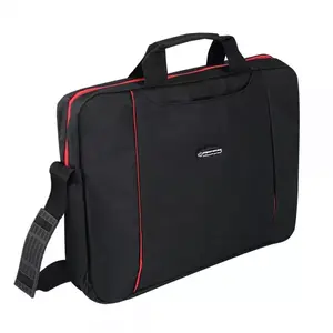 Toploader bag Esperanza SALERNO 39.6 cm 15.6 inch Black Red