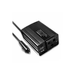 EUROCASE sprieguma pārveidotājs AC/DC, 12V/230V, 150W, USB, auto kontaktdakša