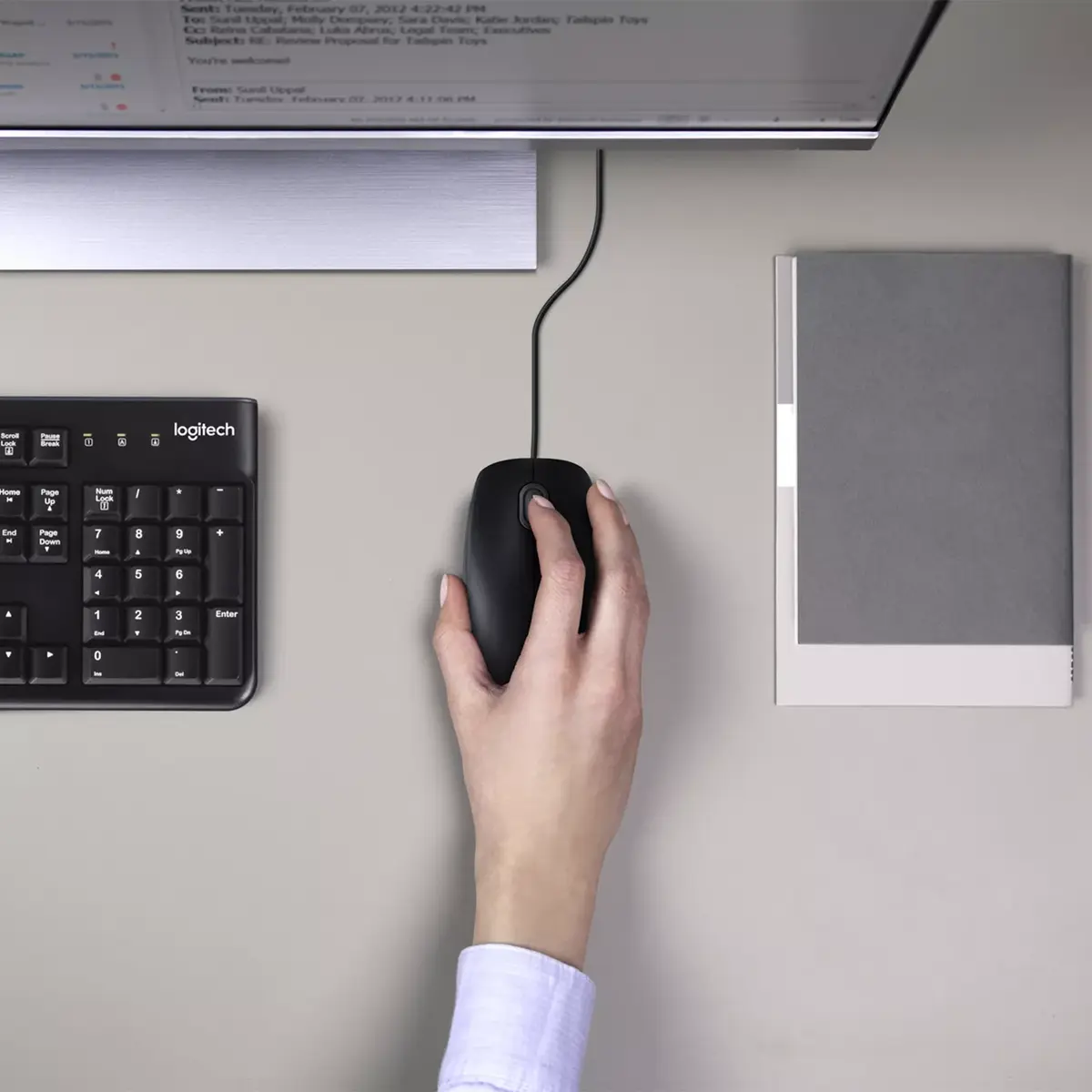 Клавиатура и мышь Logitech Desktop MK120 Photo 3