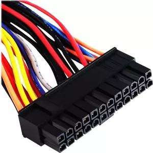 Barošanas adapteris SILVERSTONE SST-PP10 — dual 24 kontaktu uz vienu 24 kontaktu
