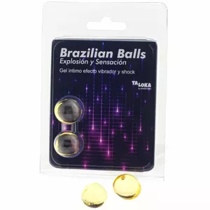 Vibrating Balls TALOKA D-232613 — 2 Brazilian vibrating balls with shock effect