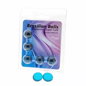 Lubricant TALOKA Cold Effect D-232627 — gel formula with cooling sensation, 5 Brazilian balls
