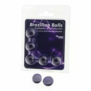 Vibrating Massage Balls TALOKA D-232634 — set of 5 Brazilian balls, electric vibration