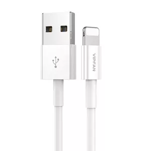 USB to Lightning cable Vipfan X03, 3A, 1m (white)