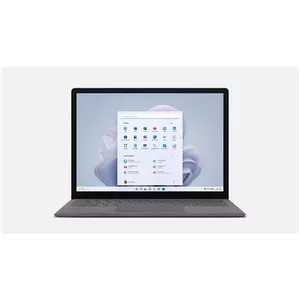 Microsoft Surface Laptop 5 Platinum, 13,5", Skārienjūtīgais ekrāns, 2256 x 1504, Intel Core i5, i5-1235U, 8 GB, LPDDR5x, 256 GB, Wi-Fi, Priekšējā kamera, Bluetooth, 5.1, Windows 11 Home, Tastatūras valoda angļu, Tastatūras apgaismojums, Intel Iris Xe Graphics