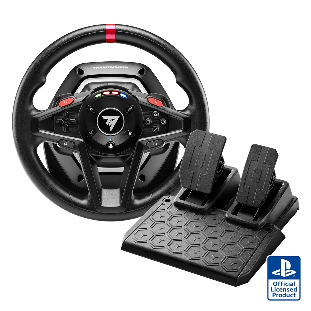 Thrustmaster T128 Steering Wheel & Pedals Photo 7