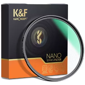Camera filter K&F Concept HD Black Mist 1/4 77mm — softening effect, 77 mm thread