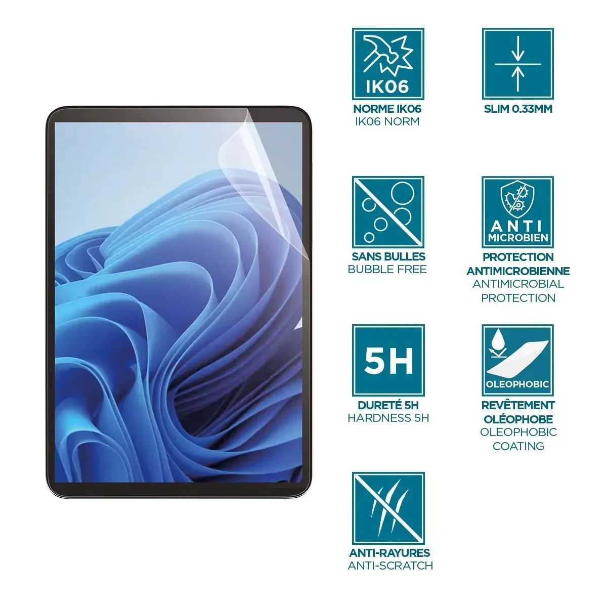Clear screen protector Mobilis 036258 Photo 3