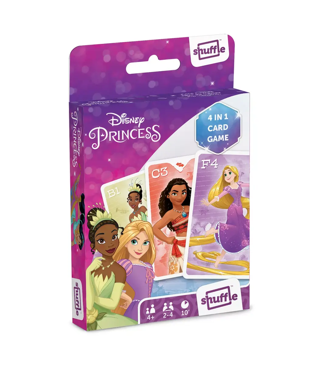 Карточная игра Cartamundi Shuffle Disney Princess 4-в-1 Photo 3