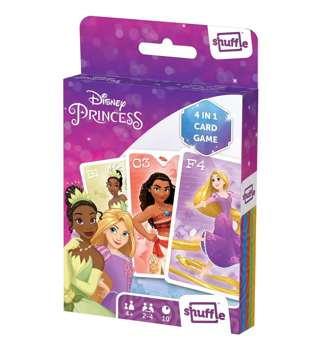 Карточная игра Cartamundi Shuffle Disney Princess 4-в-1 Photo 4