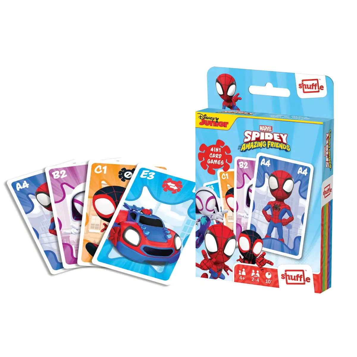 Card Game Cartamundi Shuffle Spidey and his Amazing Friends Photo 2