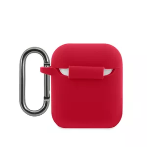 Protective case for AirPods Lacoste LCA2SR liquid silicone glossy red