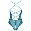 Cottelli Collection crotchless lace body L teal Photo 7
