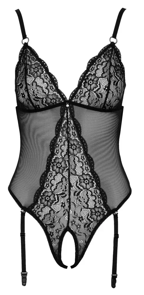 Cottelli Collection atvērtais string bodijs L melns Photo 8