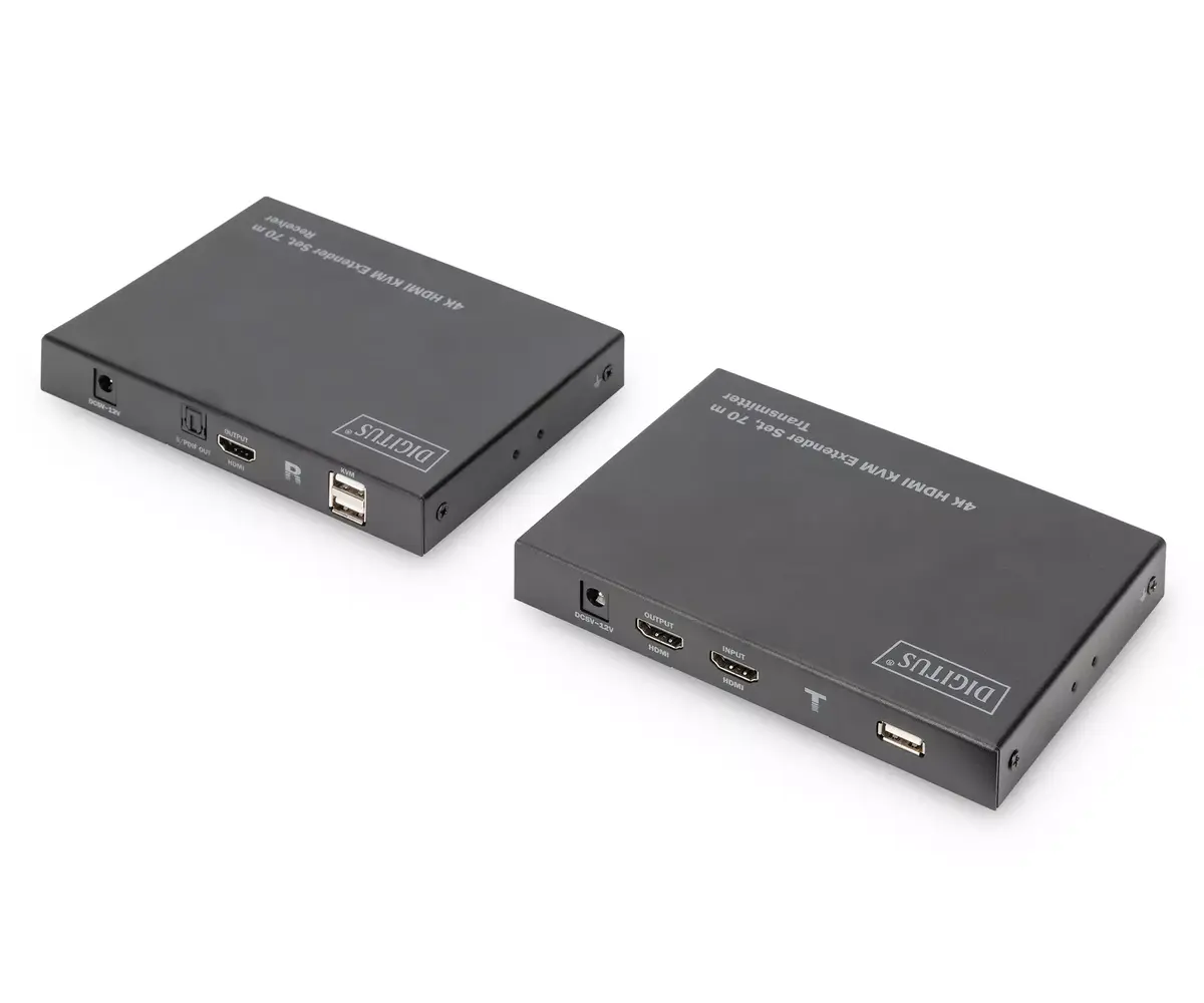 KVM Extender Set Digitus 4K HDMI Photo 2