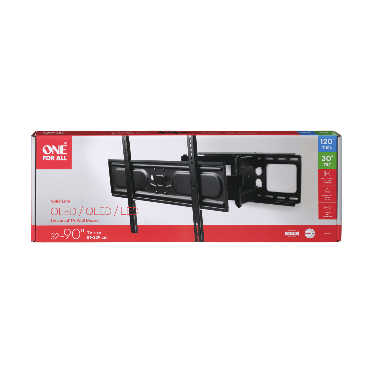 TV stiprinājums one for all SOLID TURN 120 VESA 600 Photo 2