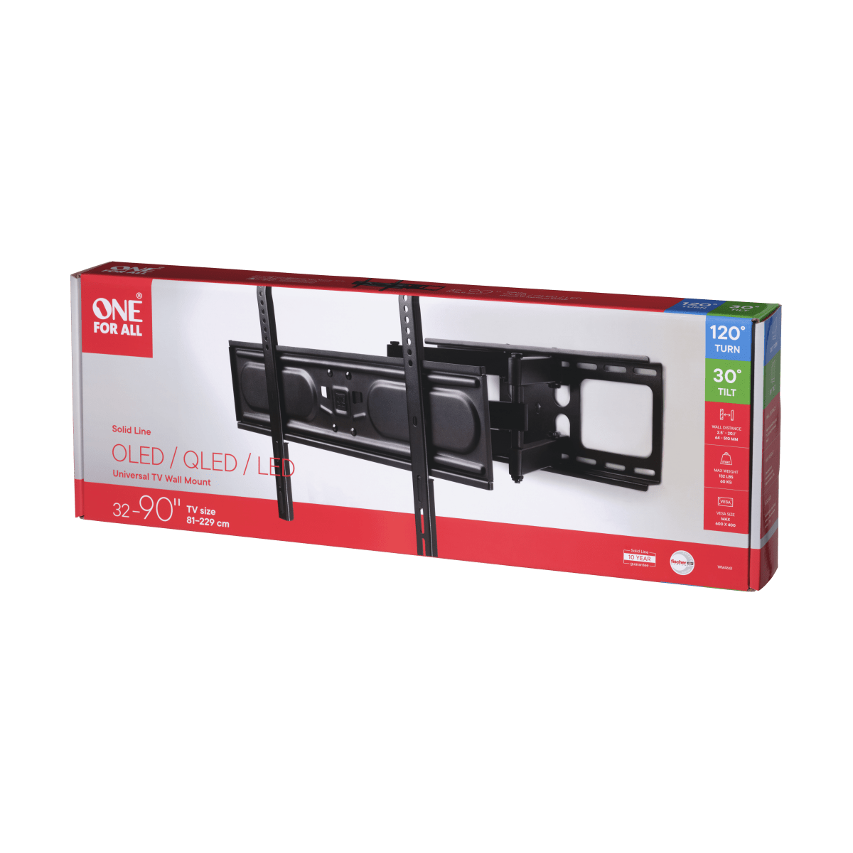 TV stiprinājums one for all SOLID TURN 120 VESA 600 Photo 4