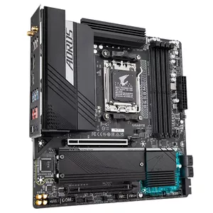 Gigabyte B650M AORUS ELITE AX mātes plate AMD B650 AM5 pieslēgvieta mikro ATX