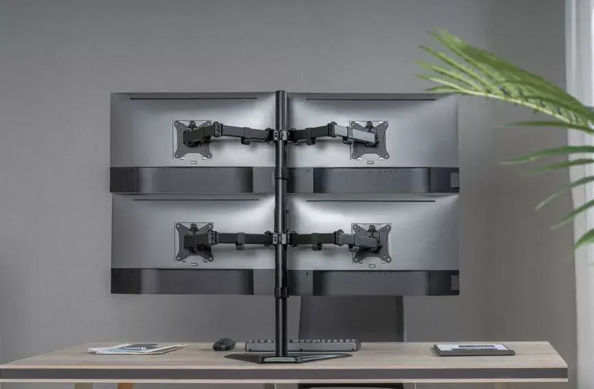 Quad Monitor Tabletop Stand Equip 17"-32" Photo 8