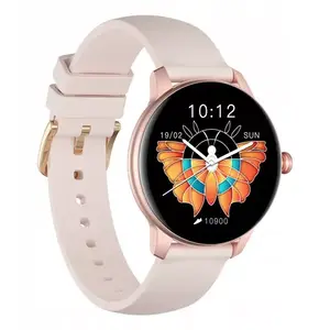 Viedpulkstenis ORO-MED ORO LADY ACTIVE — apaļš 1,09" IPS ekrāns, IP68, pulsa oksimetrs, multisporta režīmi, 180 mAh