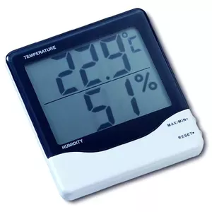 Digital Weather Station TFA-Dostmann 30.5002 Black White Humidity 10-99% Temperature -10 to 60°C