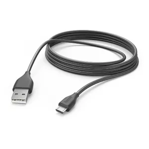 USB кабель Hama 00201588 USB 2.0 3м USB A Micro-USB B черный