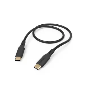 Hama Flexible USB cable USB 2.0 1.5 m USB C Black