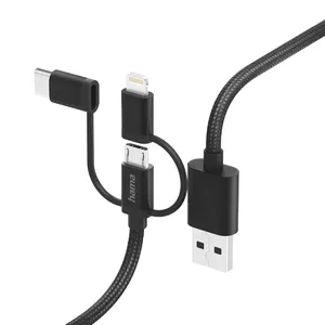 USB cable Hama 00201536 1.5m USB A USB C Black