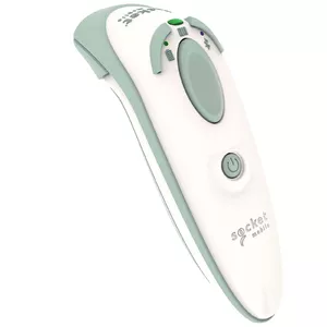 Handheld barcode reader Socket Mobile DuraScan D745 — 1D/2D scanner, Bluetooth, IP54, 1400 mAh LiPo, green/white